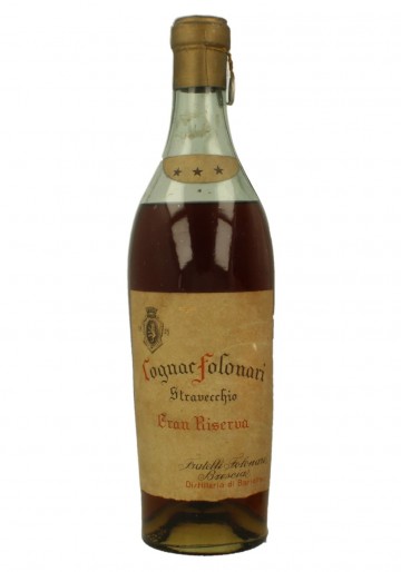 COGNAC FOLONARIU STRAVECCHIO  75 CL 43 % BOTTLED IN THE 30'S