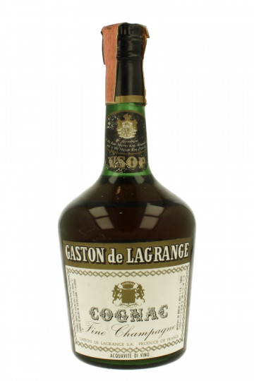 COGNAC GASTON De LAGRANGE Fine Champagne - Bot.70's 75cl 40%