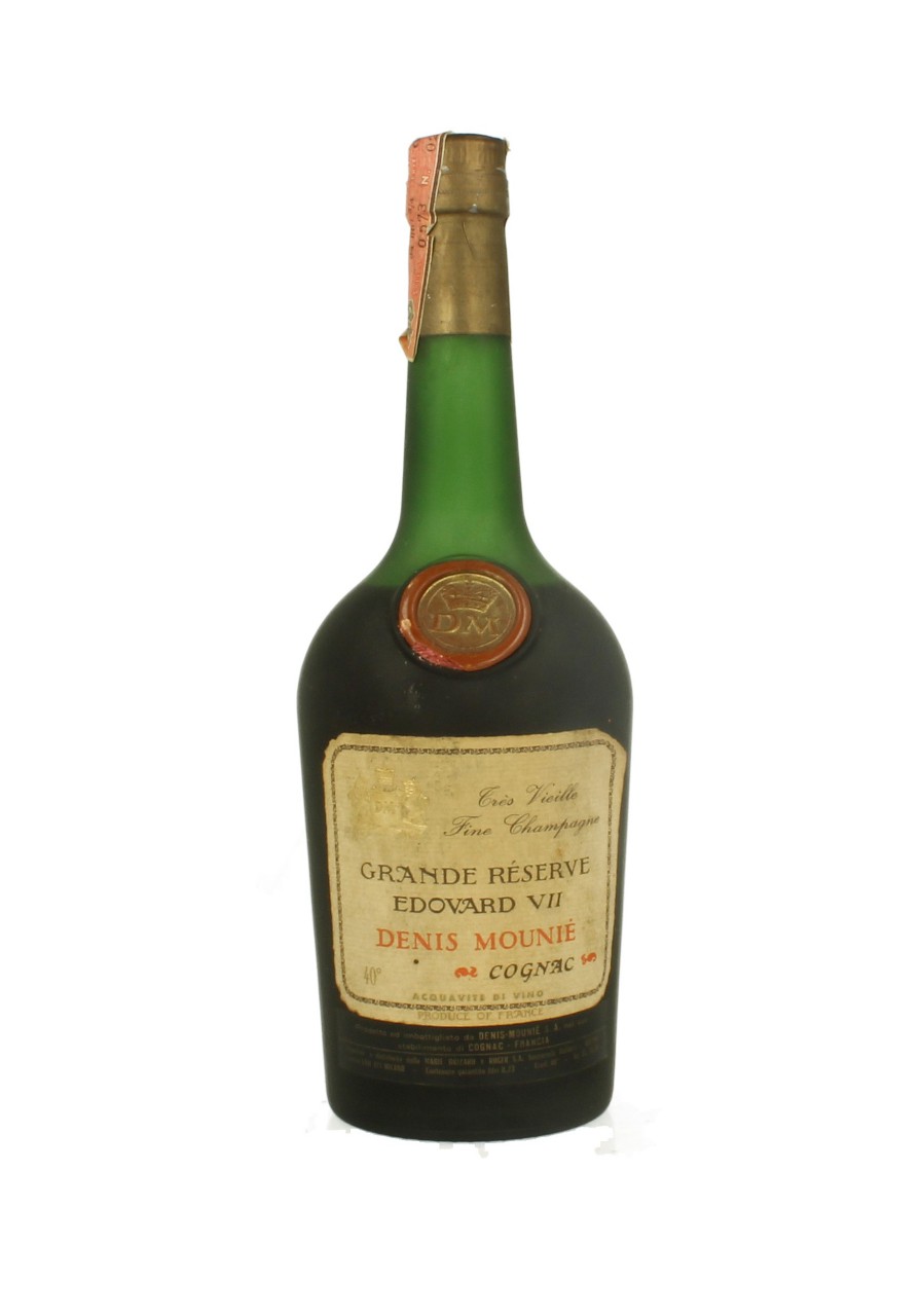 COGNAC GRANDE RESERVE EDOUARD VII DENIS MOUNIE 70 CL 40 COGNAC GRANDE RESERVE EDOUARD VII DENIS MOUNIE 70 CL 40