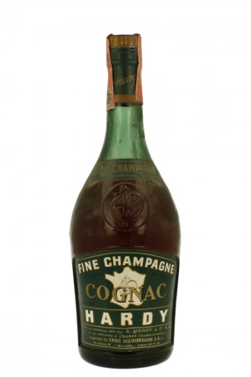 COGNAC HARDY Fine Champagne BOTTLED IN THE 60'S /70'S 75cl 40%