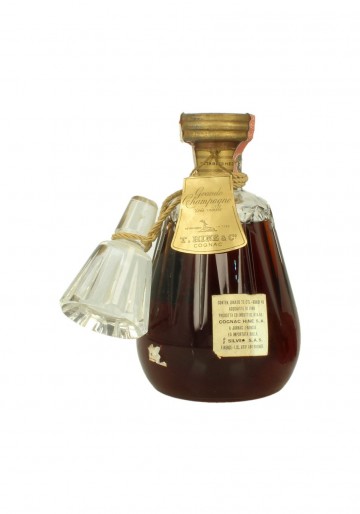 COGNAC HINE  CRYSTAL DECANTER TRES VEILLE  73 CL  40 %