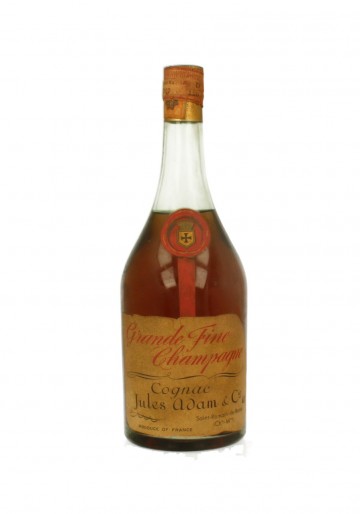 COGNAC JULES ADAM  GRANDE FINE CHAMPAGNE  75 CL 40   % BOTTLED IN THE 60'S -70'S