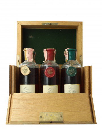 COGNAC JULES ROBIN 6x20cl 43% Gift wood box