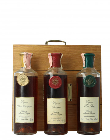 COGNAC JULES ROBIN 6x20cl 43% Gift wood box