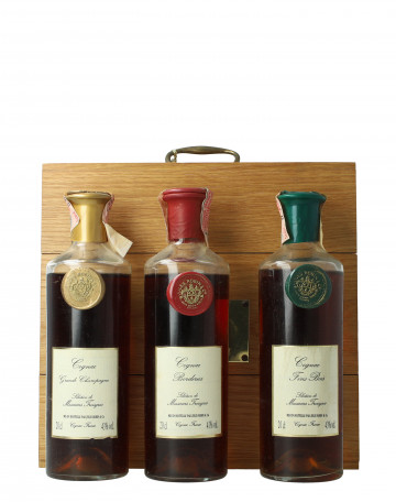 COGNAC JULES ROBIN 6x20cl 43% Gift wood box