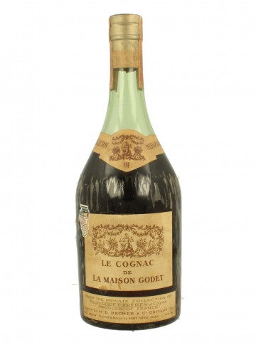 COGNAC LA MAISON GODET  FROM THE PRIVATE COLLECTION  1852 4/5CL 84 PROOF %