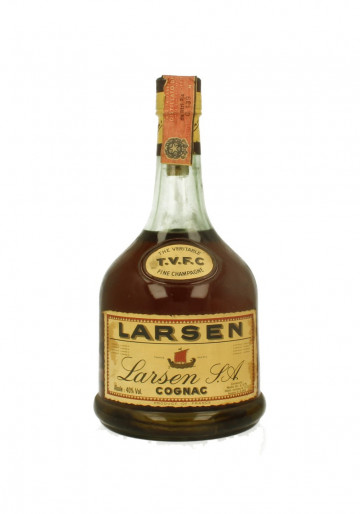 COGNAC LARSEN THE VERITABLE  75 CL 40 % BOTTLED IN THE 60'S -70'S