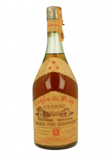 COGNAC LOGIS DU MAY  GRANDE FINE CHAMPAGNE  73 CL 40% BOTTLED IN THE 60'S -70'S