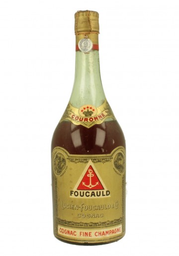 COGNAC LUCIEN FOUCAULD   FINE CHAMPAGNE    73 CL 42% VERY OLD BOTTLE- BOTTLED IN THE 50'S 