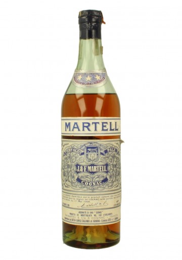 COGNAC MARTELL 3 STARS TALL BOTTLE 73 CL 40 % VERY OLD