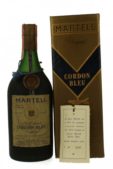 COGNAC MARTELL Bottled 1975 75cl 40% CORDON BLUE