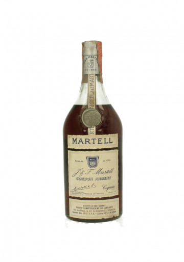 COGNAC MARTELL CORDON ARGENT  75 CL 40 % BOTTLED IN THE 70'S