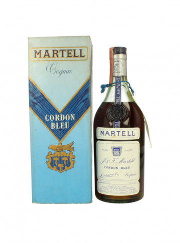 COGNAC MARTELL  CORDON BLUE  1973  75 CL 40 % ONLY 3600 BOTTLES FOR ITALY