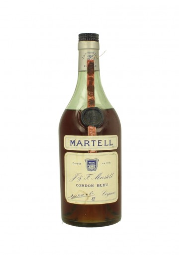 COGNAC MARTELL CORDON BLUE       75     CL 40% VERY OLD BOTTLE