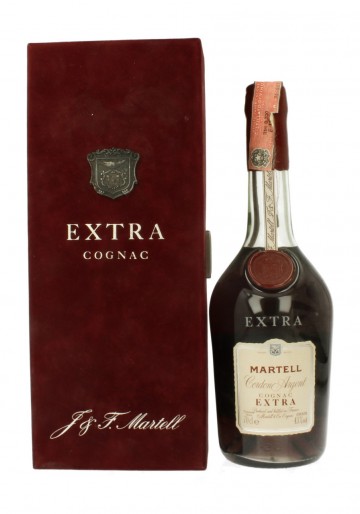 COGNAC MARTELL EXTRA  CORDON ARGENT 70cl 43% RED BOX 