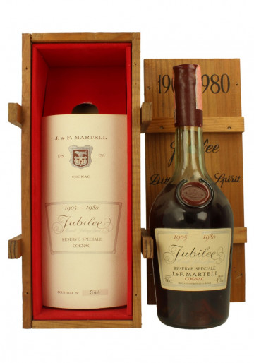 COGNAC MARTELL JUBILEE 1905-1980  70 CL 45 % BOTTLE  N 344