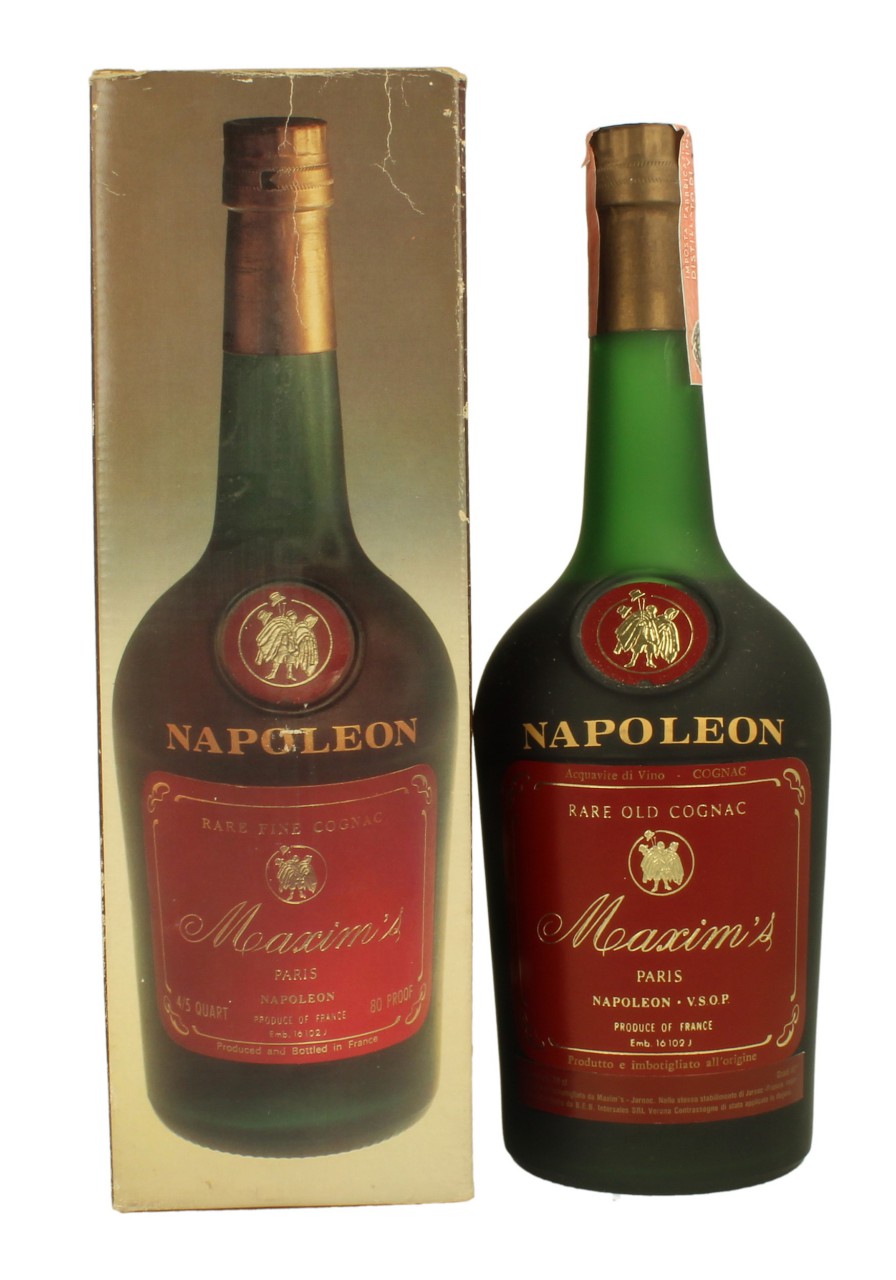 COGNAC MAXIM'S NAPOLEON 70CL 40% - Products - Whisky Antique