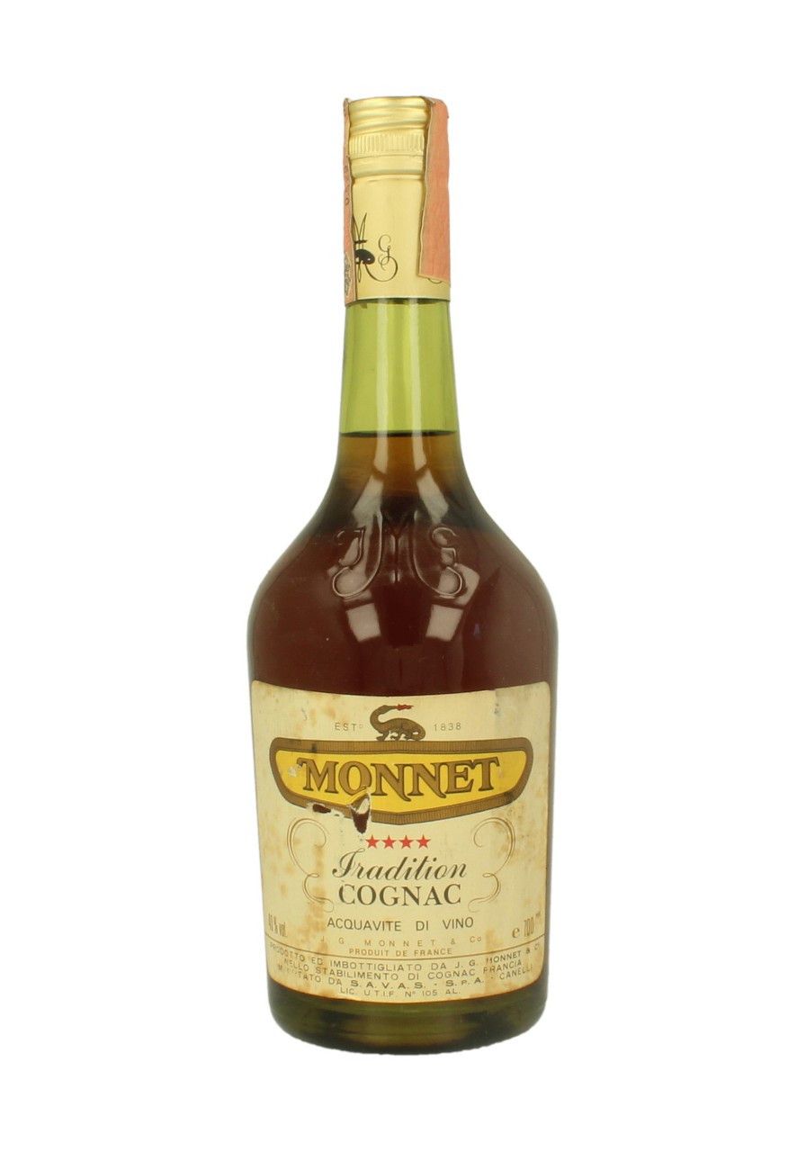 COGNAC MONNET 70 CL 40 % BOTTLED MIDDLE 80'S - Products - Whisky