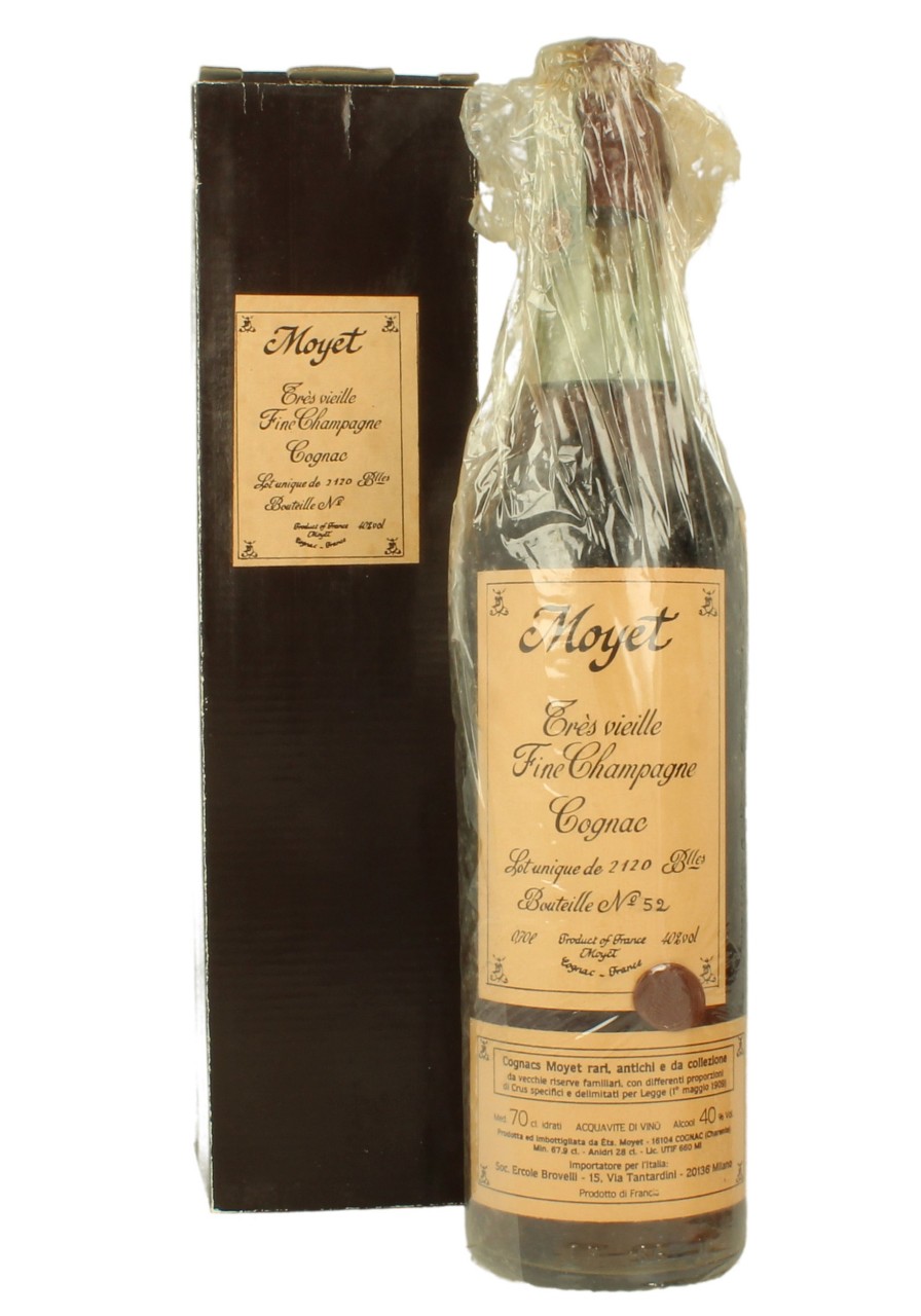 COGNAC MOYET TRES VEILLE FINE CHAMPAGNE 70 CL 40% ONLY 2120