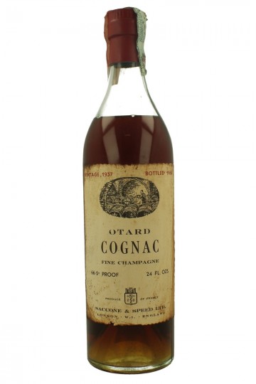 COGNAC OTARD    1937 1966 24 FL OZS 66.5 PROOF SELECTED BY SAMAROLI SILVANO