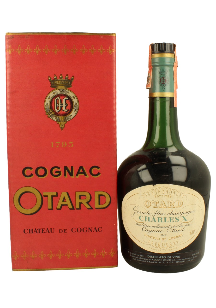 COGNAC OTARD GRANDE FINE CHAMPAGNE CHARLES X BOTTLED IN THE