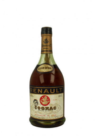 COGNAC RENAULT  LION D'OR  73 CL 40 % VERY OLD BOTTLE  