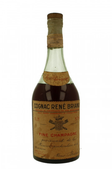 COGNAC RENE BRIAND Fine Champagne Bot 60/70's maybe 50's 75cl 42%