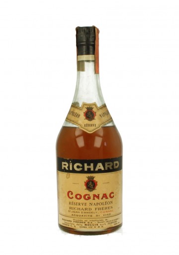 COGNAC RICHARD  RESERVE NAPOLEON  75 CL 40 % BOTTLED IN THE 60'S -70'S