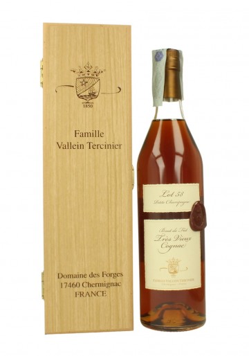 COGNAC VALLEIN TERCINIER Lot 58 (1958) 70cl 40% PETITE CHAMPAGNE