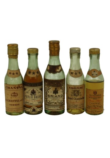 Cognacs    miniature 5x 3cl or 5cl 40% OB