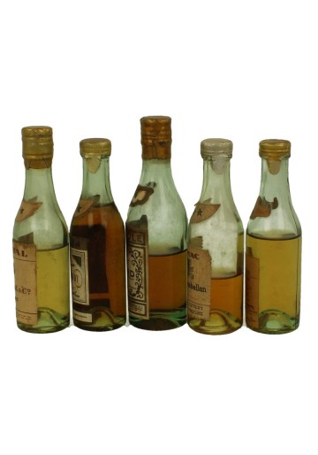 Cognacs    miniature 5x 3cl or 5cl 40% OB