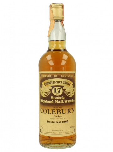 COLEBURN Speyside scotch Whisky 17yo 1965 75cl 40% Gordon MacPhail  - Connoiseur Choice