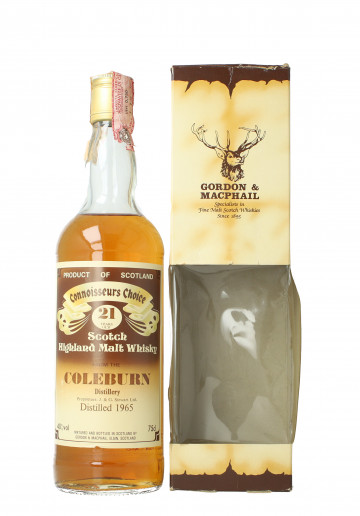 Coleburn Speyside  Scotch Whisky 21 Years Old 1965 75cl 40% Gordon MacPhail  -