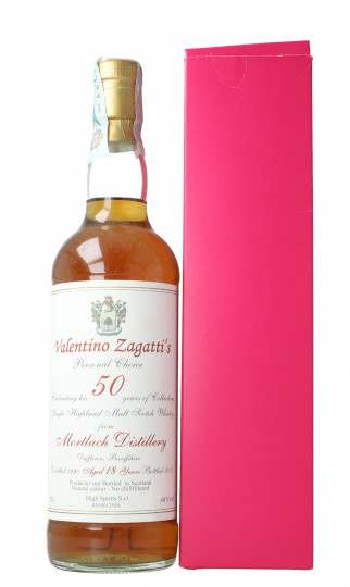 Complete series Valentino Zagatti Collection 6x 70cl High Spirits  - Springbank- Clynelish-Linkwood- Glenlivet-Mortlach-Caol Ilas