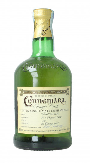 Connemara Peated  Irish whiskey 1992 2007 70cl 46% Single cask K92-34-126