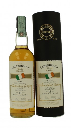 COOLEY IRISH 13 years old 1992 bot 2005 70cl 60.6% Cadenhead's - World Whiskies