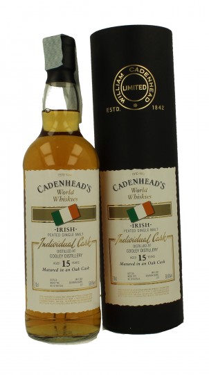 COOLEY IRISH 14 years old 1992 bot 2007 70cl 58.6% Cadenhead's - World Whiskies