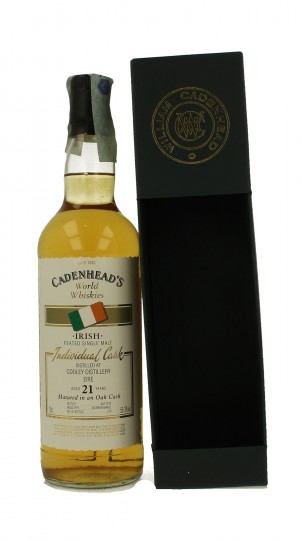 COOLEY IRISH 21 years old 1992 bot 2013 70cl 56.3% Cadenhead's - World Whiskies