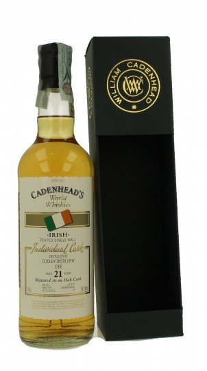 COOLEY IRISH 21 years old bot 2013 70cl 56.3% Cadenhead's - World Whiskies