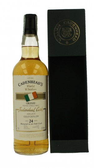 COOLEY IRISH 24 years old 1992 bot 2016 70cl 53.8% Cadenhead's - World Whiskies