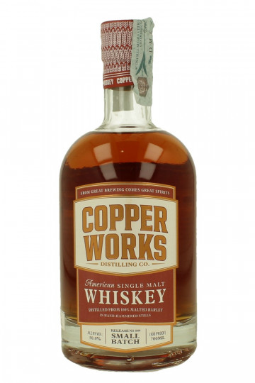 COPPERWORKS American Single Malt Whisky 70cl 50% Release 044