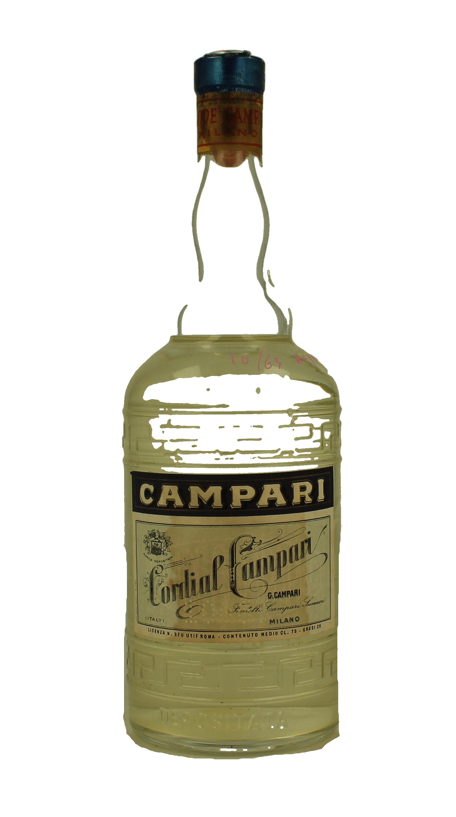 CORDIAL CAMPARI Bot 60/70's maybe 50's 75cl 36% - Products