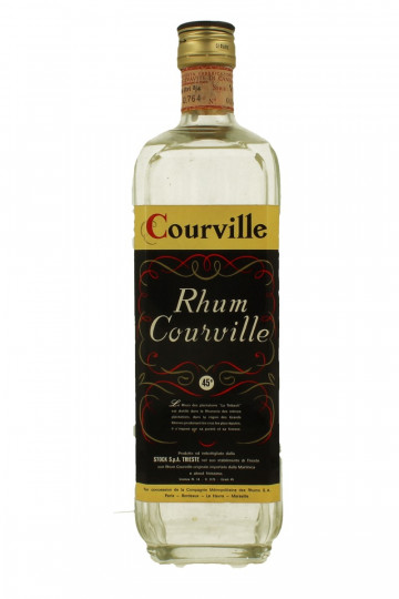 Courville rum Bot. in the  60'S /70's 75cl 45% Stock Trieste