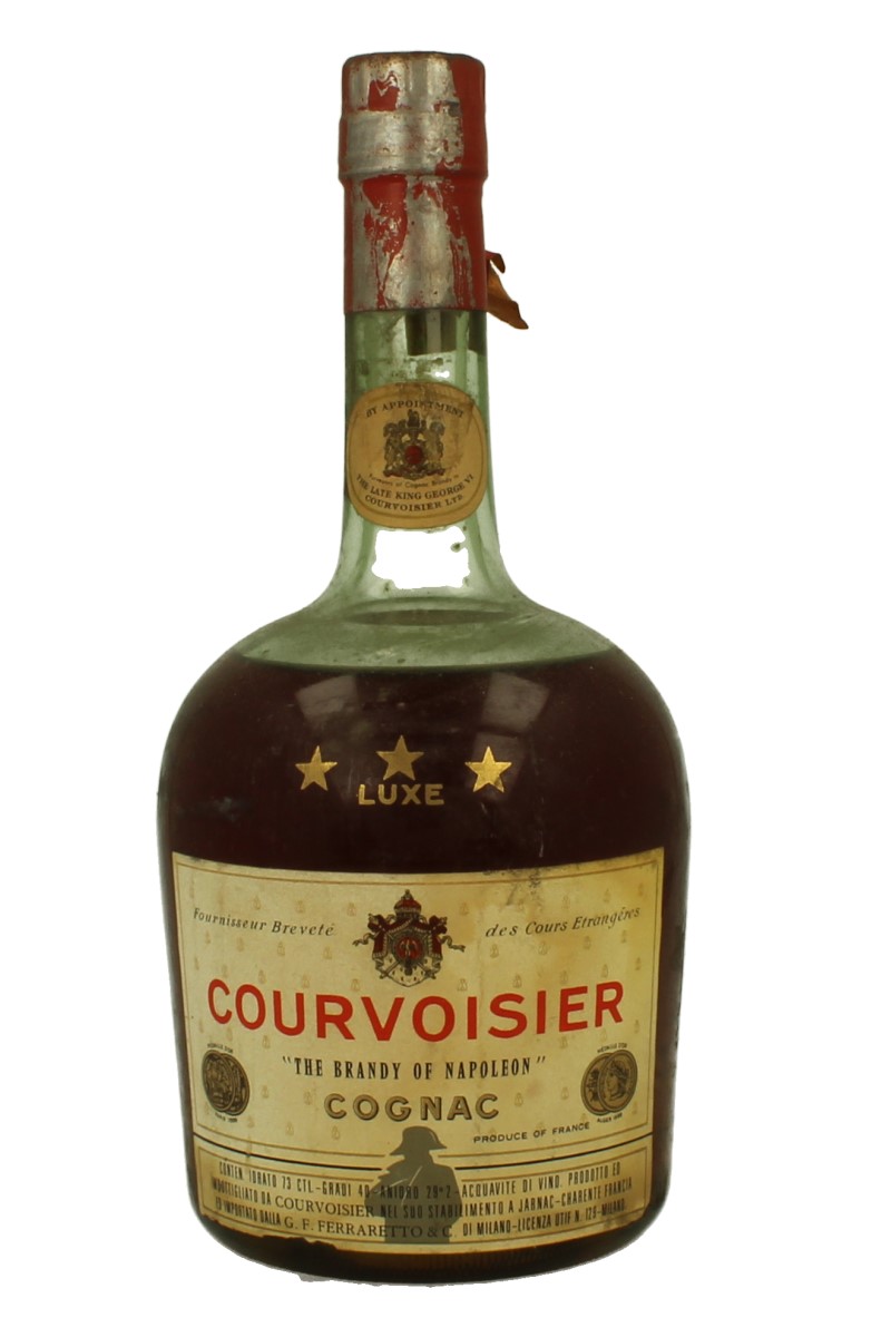 COURVOISIER luxe BOTTLED IN THE 60/70'S 73cl 40 Products Whisky