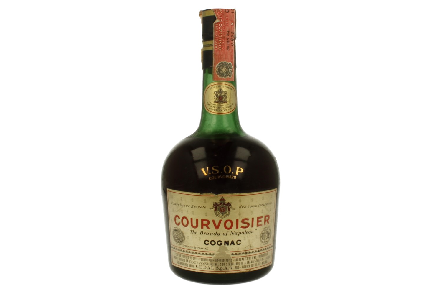 COURVOISIER vsop Bot 60/70's 75 CL 40% - Products - Whisky