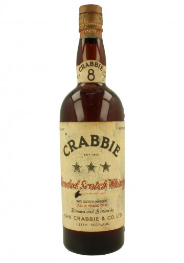 CRABBIE 8yo Bot.60's 4/5 Quart  86°poof US John Crabbie - Blended