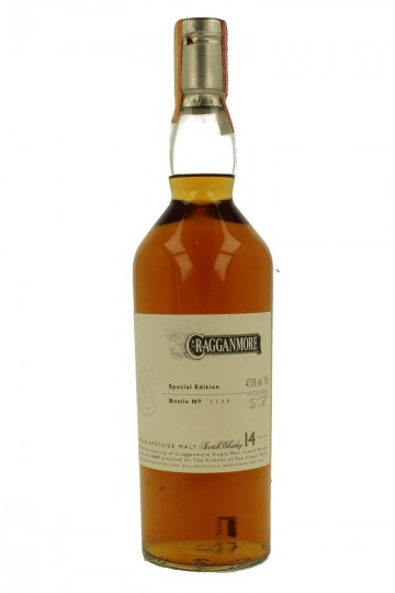 CRAGGANMORE 14 years old 70cl 47.5% Millennium Edition