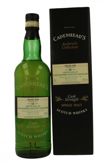 CRAGGANMORE 15yo 1982 1998 70cl 58.3% Cadenhead's -Authentic Collection