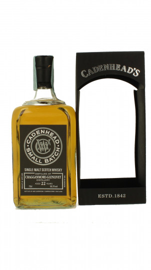 CRAGGANMORE 22 Years old 1993 2015 70cl 56.3% Cadenhead's - Small Batch