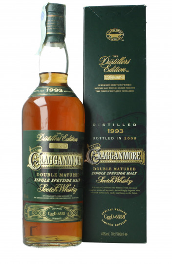 CRAGGANMORE D.E. Speyside Scotch Whisky 1993 75cl 40% OB-
